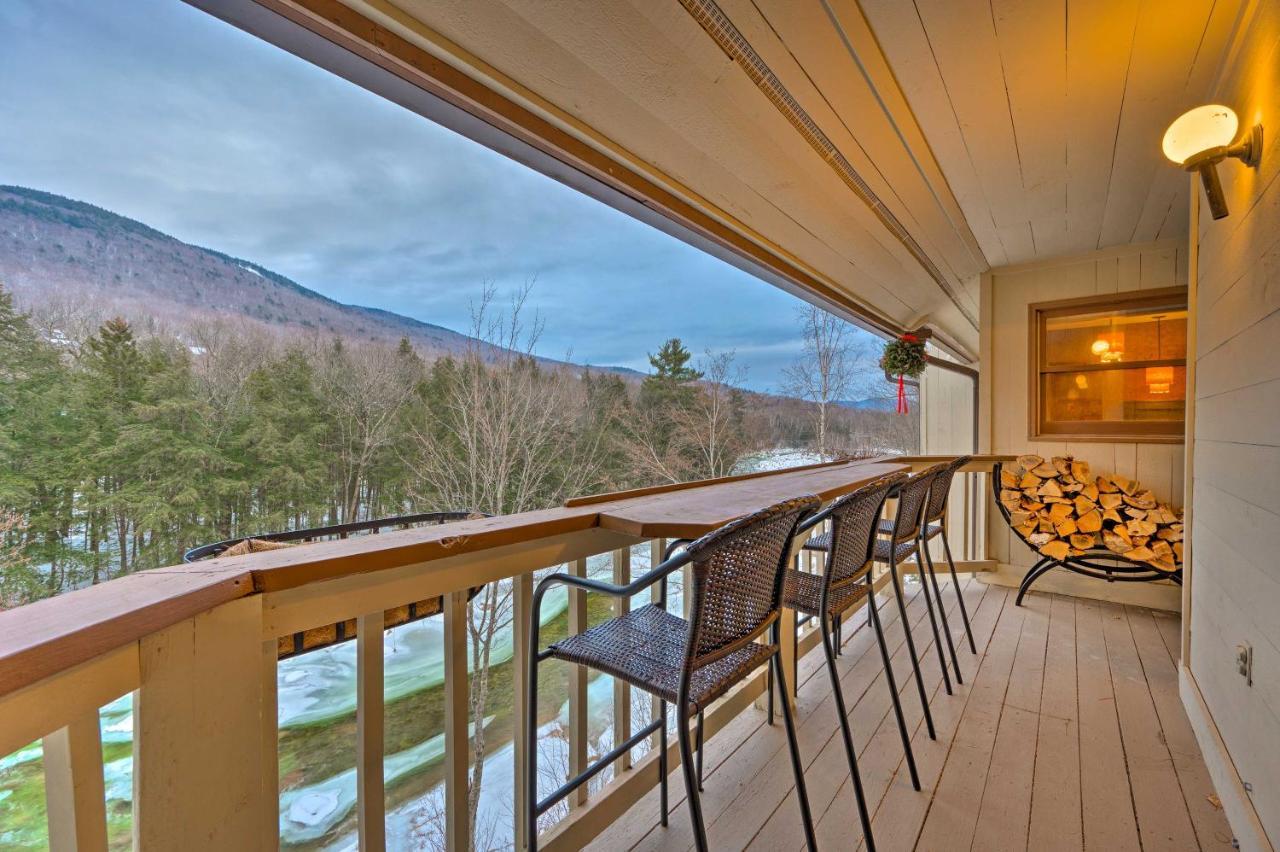 Riverfront Lincoln Condo 1 Mi To Loon Mountain! Bagian luar foto
